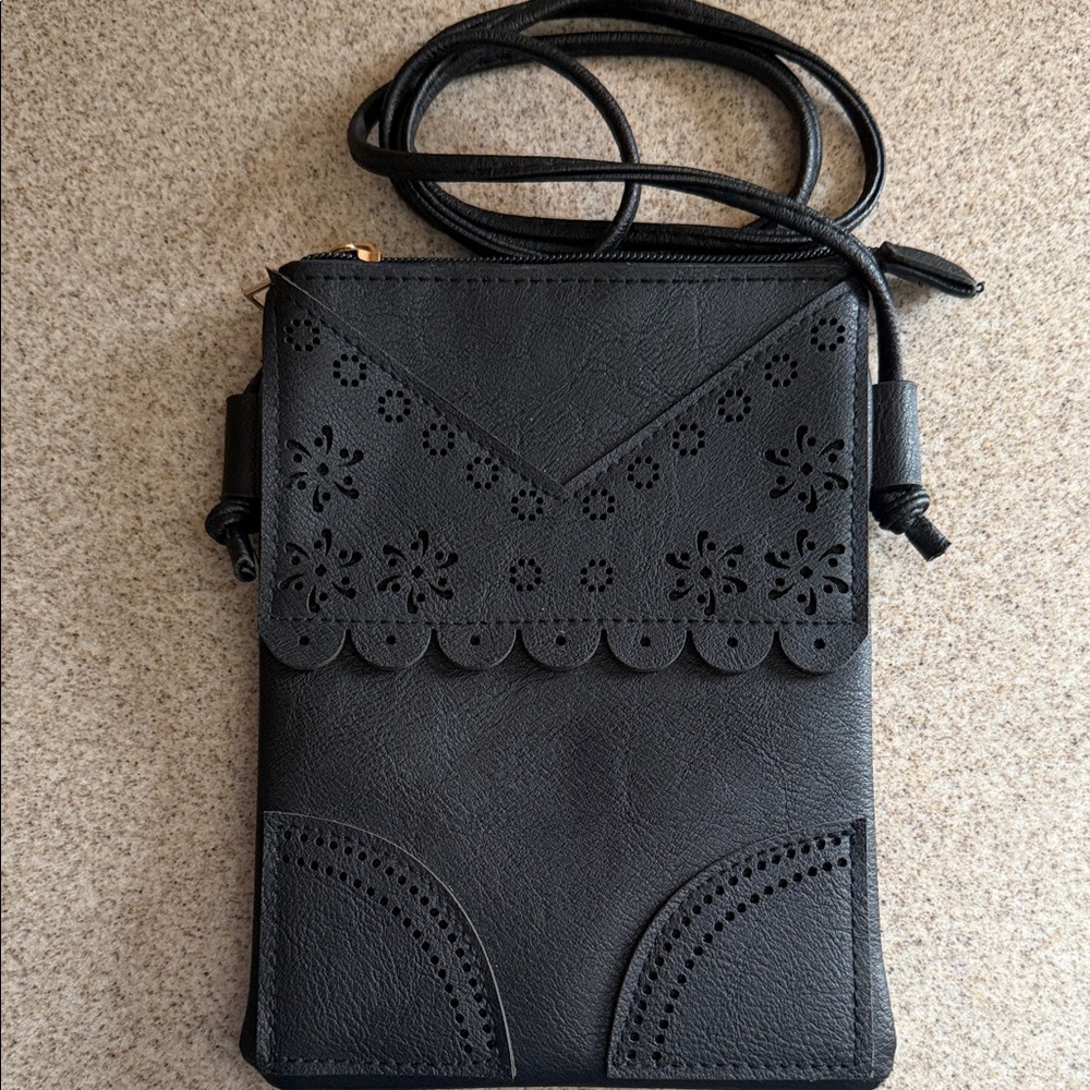 Elegant Black Crossbody Bag